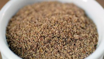 What does flaxseed meal do in baking?