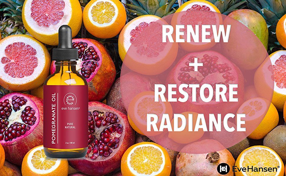 What does pomegranate oil do for skin?