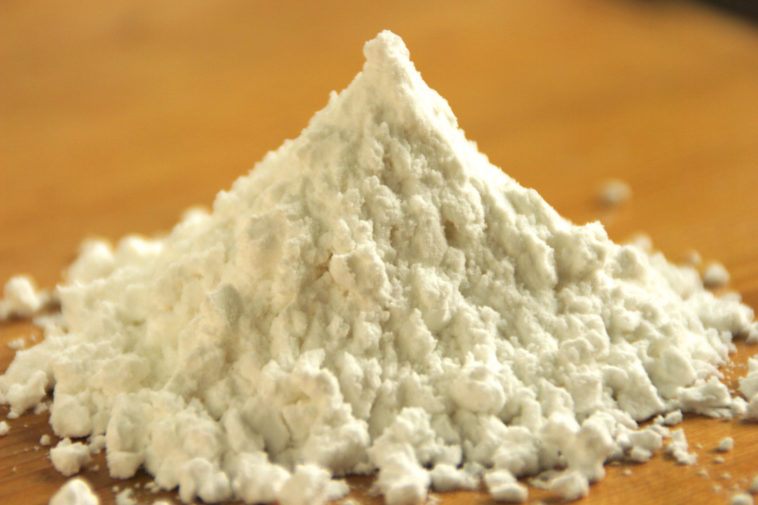 What does potato starch do in baking?