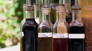 What does red wine vinegar do for food?
