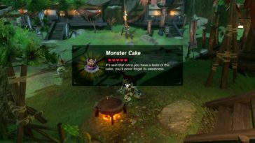 What does the monster cake do in Botw?