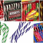 What flavor is the pink and black candy cane?