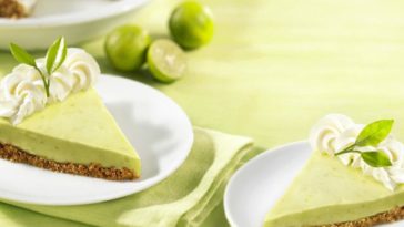 What gives key lime its flavor?
