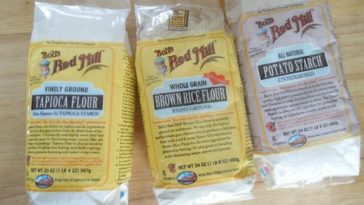 What gluten-free flour can be substituted for all-purpose flour?