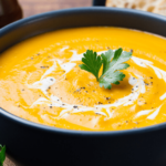 What goes good with squash soup?