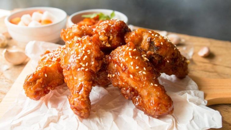 What goes well with Korean fried chicken?