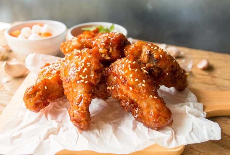 What goes well with Korean fried chicken?
