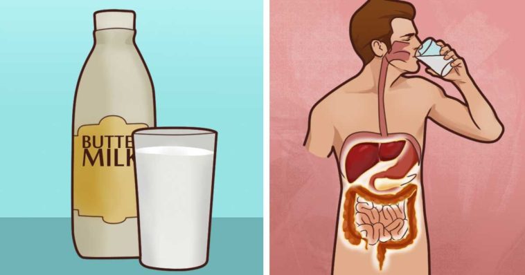 What happens if we drink buttermilk daily?