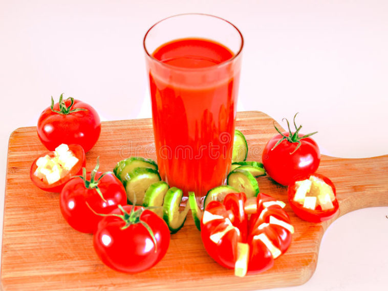 What happens if we drink tomato juice daily?