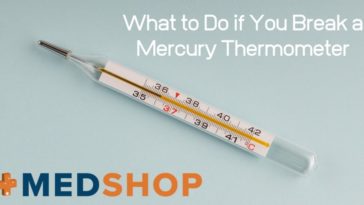 What happens if you break a mercury thermometer?