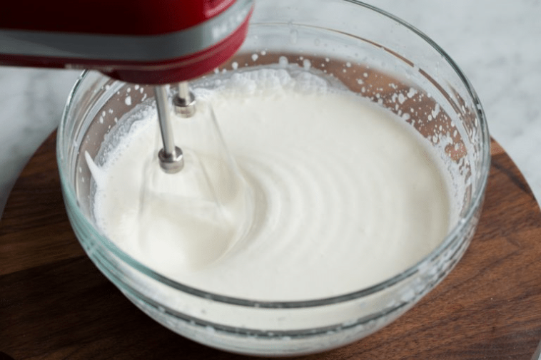 What happens if you microwave heavy cream?