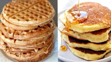 What happens if you put pancake mix in a waffle maker?