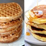 What happens if you put pancake mix in a waffle maker?