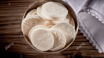 What happens to leftover communion wafers?