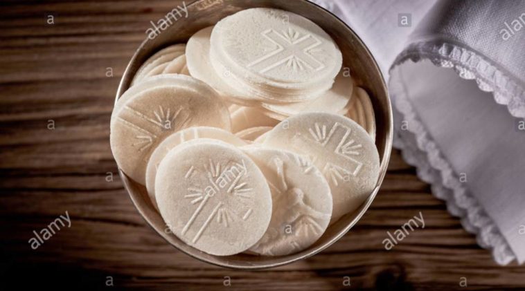 What happens to leftover communion wafers?