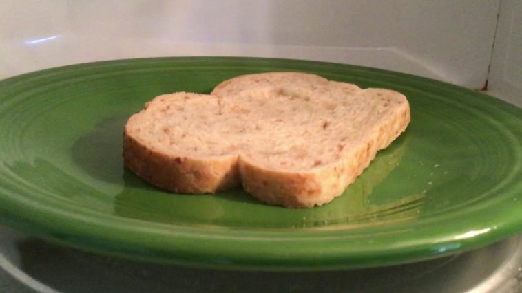 What happens when you microwave bread?