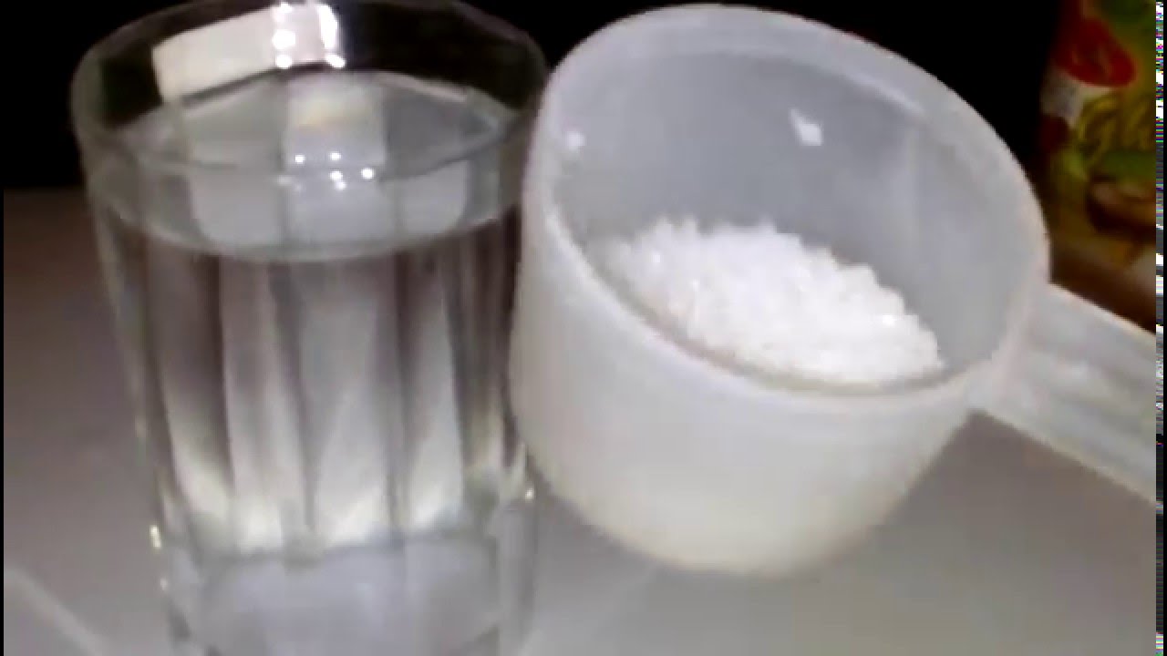 What happens when you mix sugar and water?