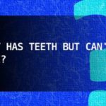 What has teeth but Cannot bite?