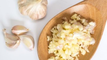 What is 3 cloves of garlic minced equal to?