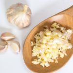 What is 3 cloves of garlic minced equal to?