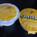 What is Dominos garlic sauce made of?