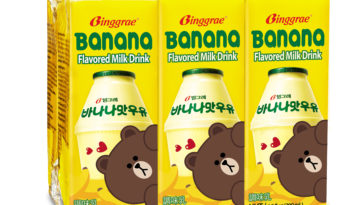 What is Korean banana milk made of?