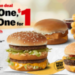 What is McDonald's buy one get $1?