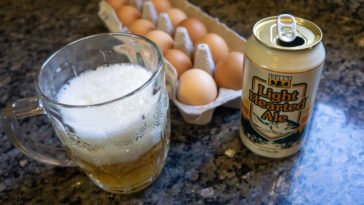 What is a beer with a raw egg called?