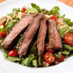 What is a serving size of tri-tip?