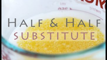 What is a substitute for half-and-half?