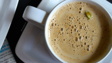 What is coffee with milk called?