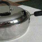 What is considered a heavy bottom pan?