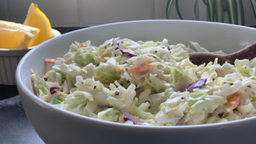 What is considered a serving of coleslaw?