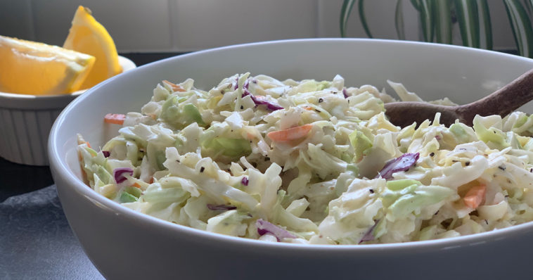 What is considered a serving of coleslaw?