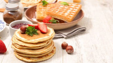 What is difference between pancake mix and waffle mix?