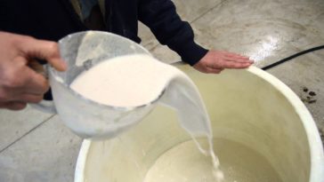 What is flour and water mixture?