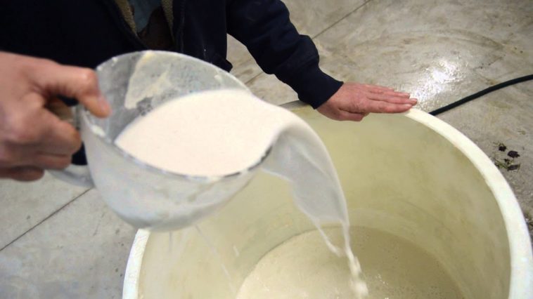 What is flour and water mixture?