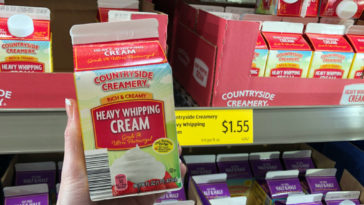 What is heavy cream Aldi?