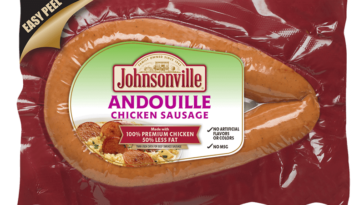 What is in Andouille chicken sausage?