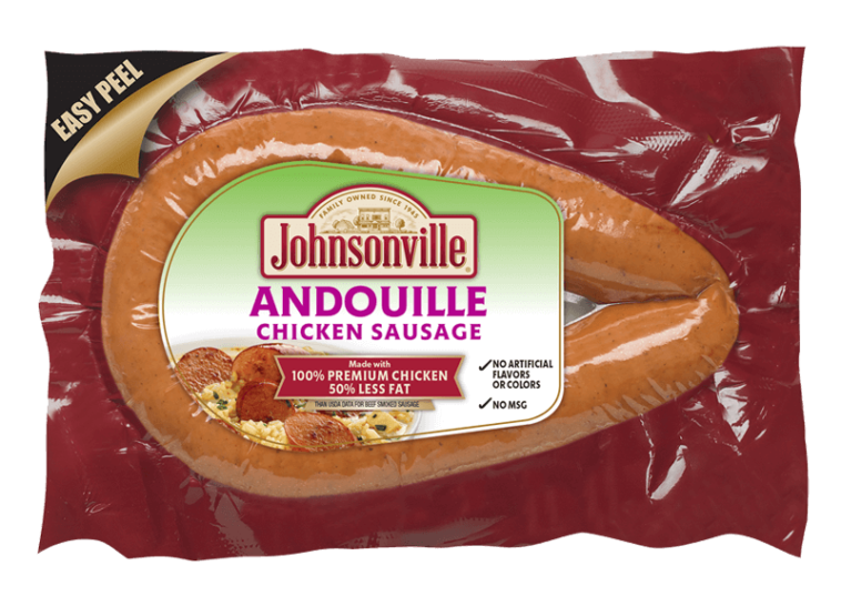 What is in Andouille chicken sausage?