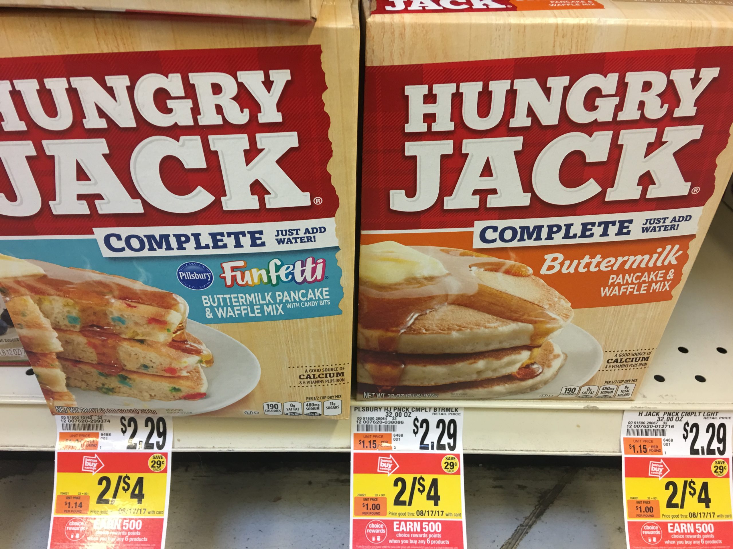 What is in Hungry Jack pancake mix?