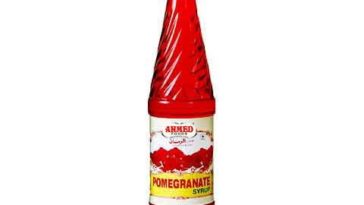 What is pomegranate syrup used for?
