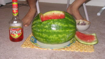 What is similar to watermelon pucker?