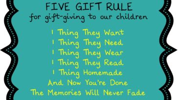 What is the 3 gift rule?