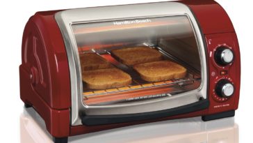 What is the advantage of a convection toaster oven?