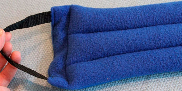 What is the best filling for microwave heating pads?