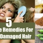 What is the best home remedy for dry damaged hair?