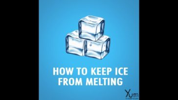 What is the best material to keep ice from melting?