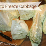 What is the best way to preserve cabbage?