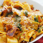 What is the best way to reheat cooked pasta?